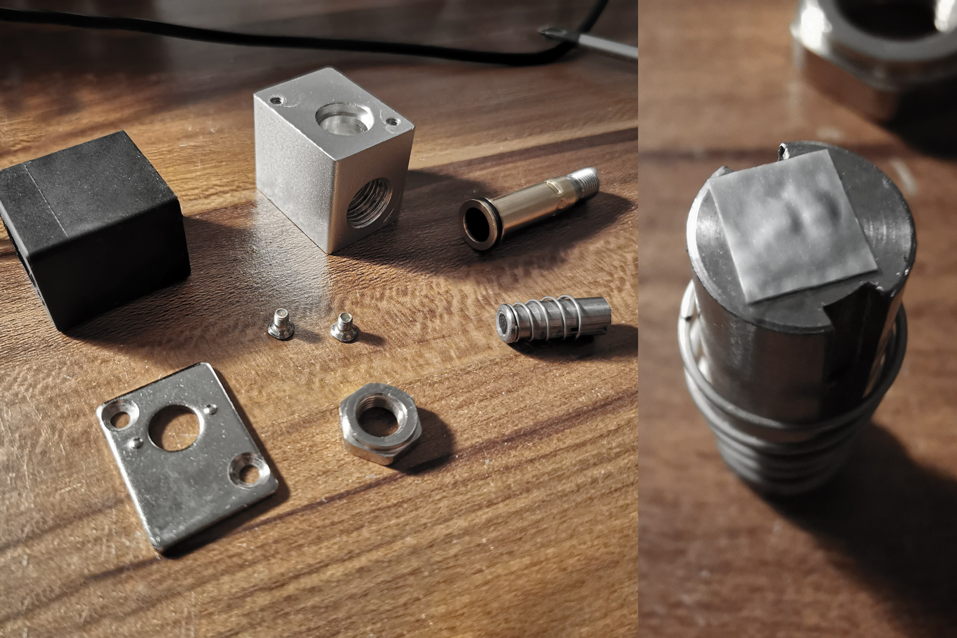 valve disassembled