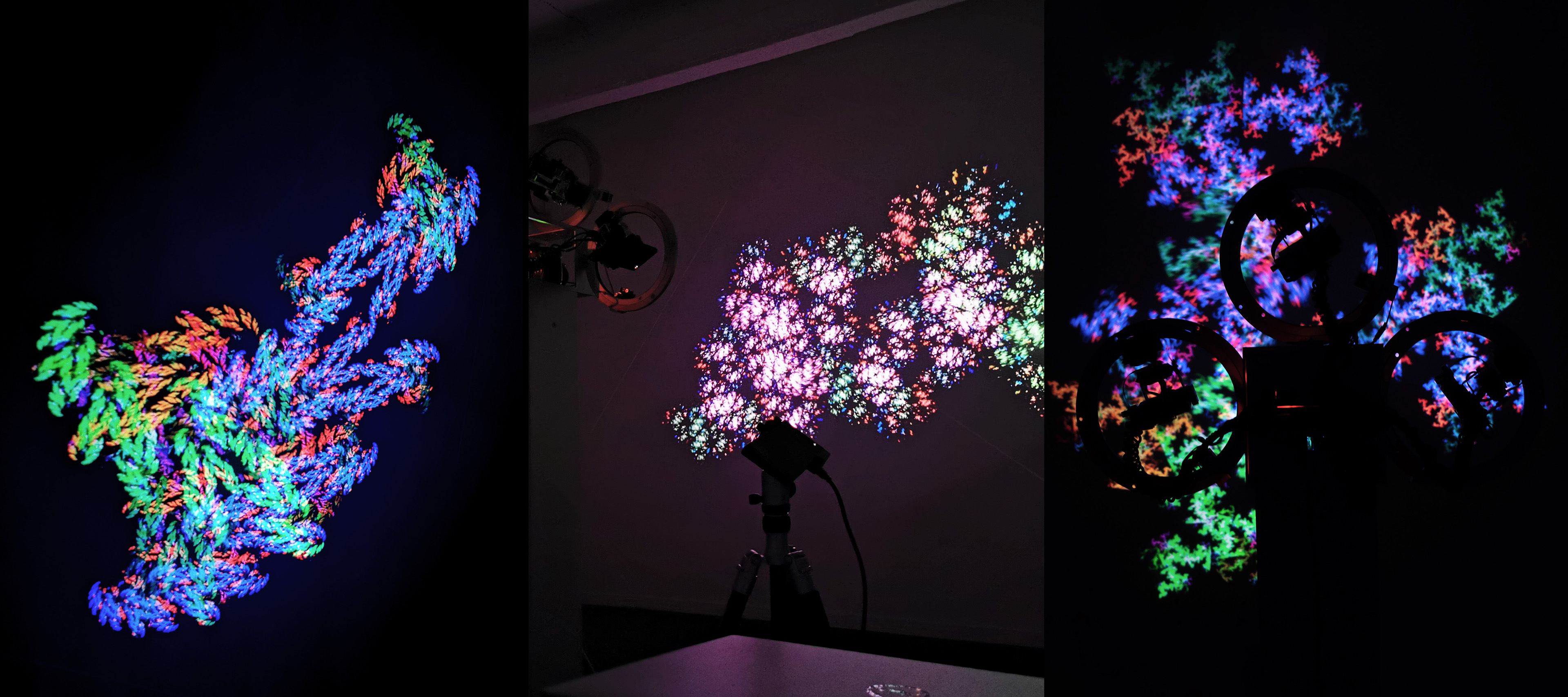 Color shifting fractals