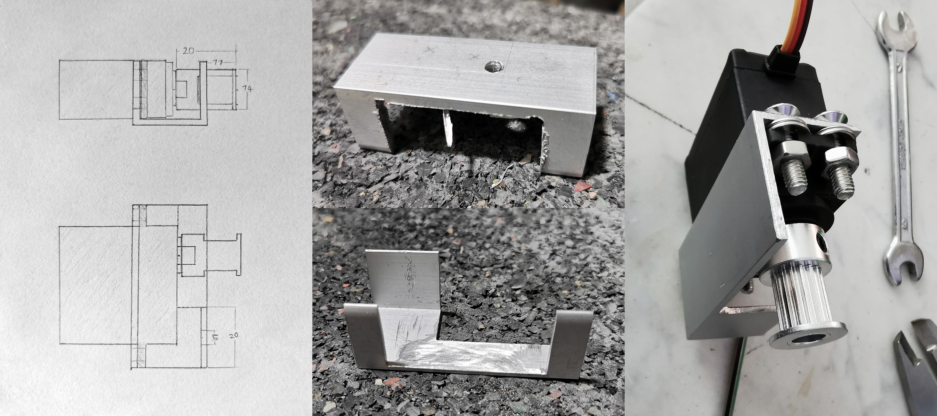 Ring servo bracket