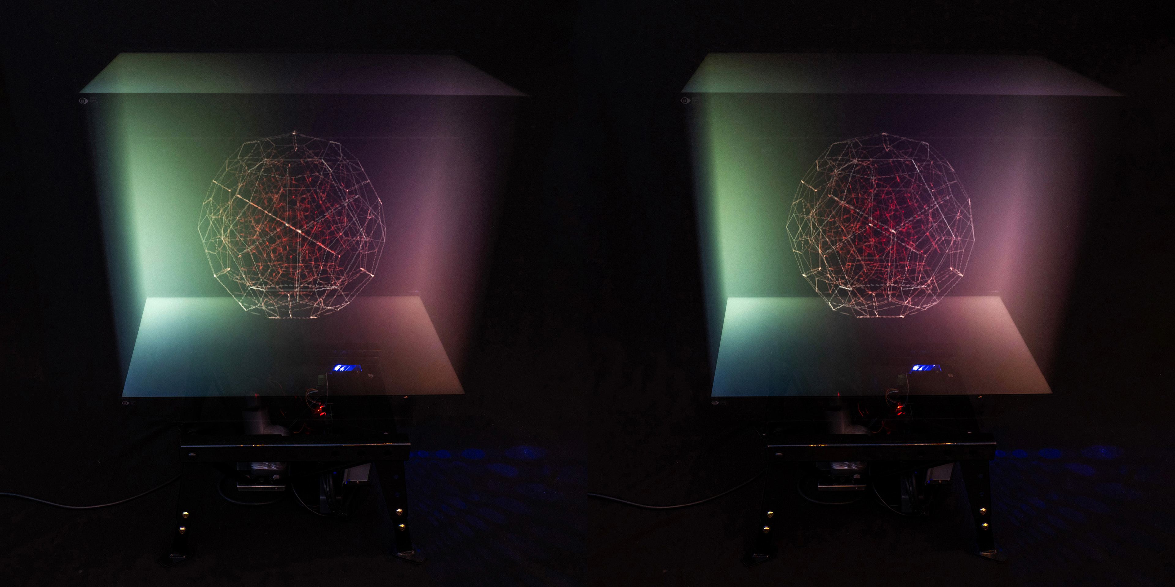 stereoscopic photo of a hyperdodecahedron