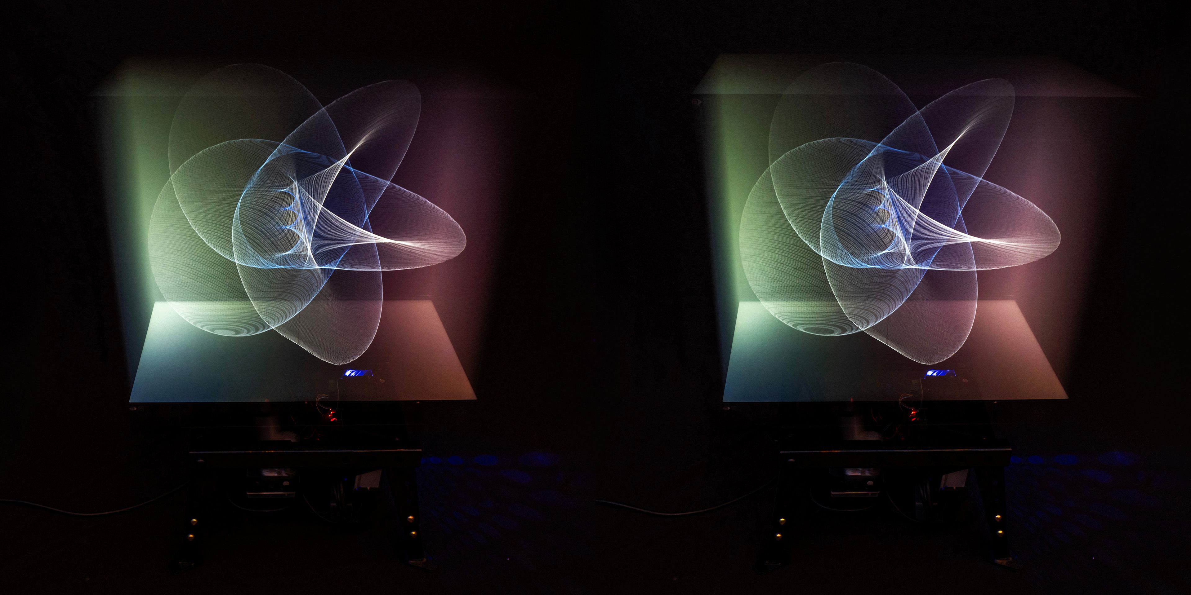 stereoscopic photo of a Calabi-Yau manifold