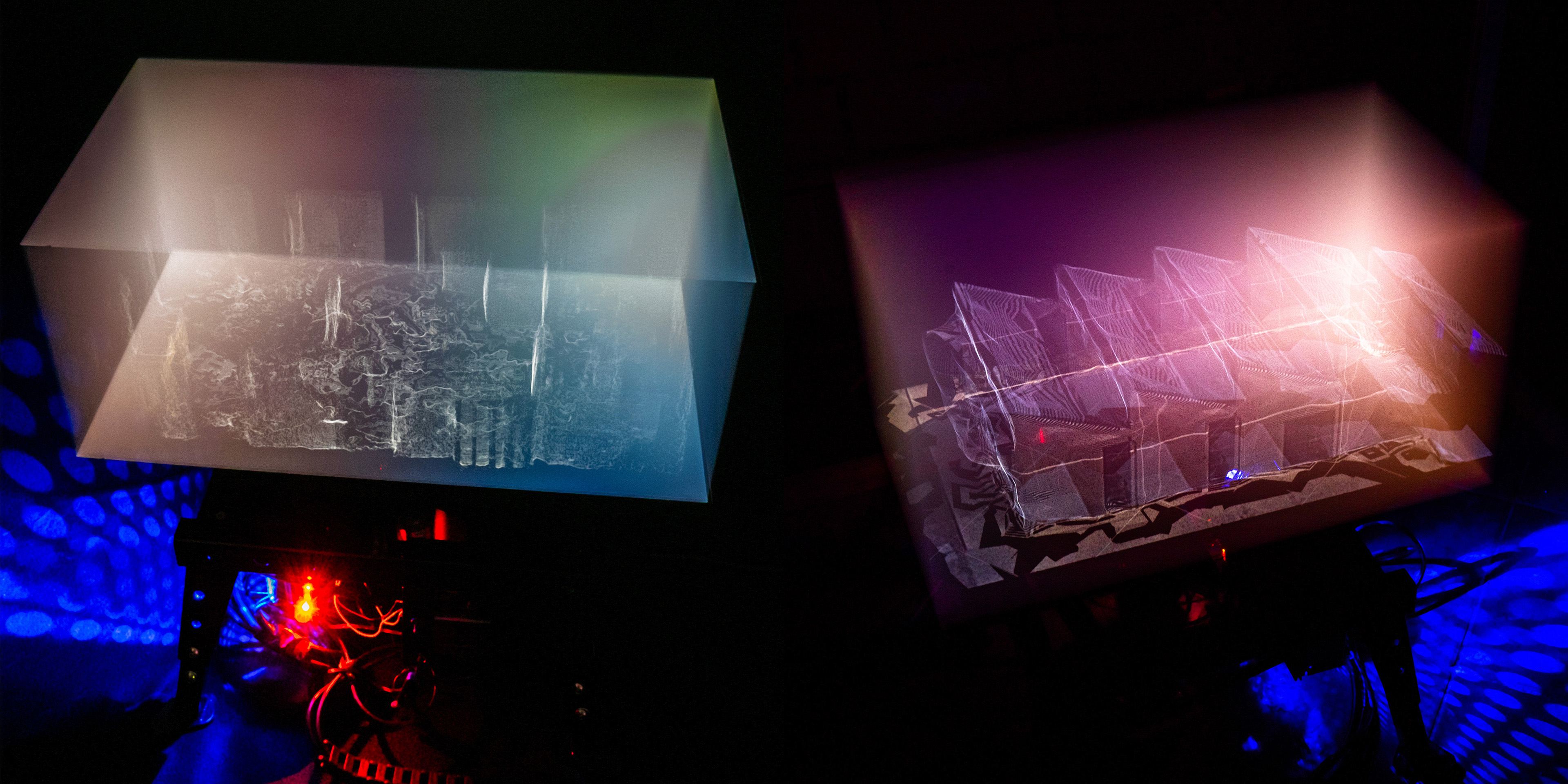 3D scan of the exhibition and 3D model of the exhibition building